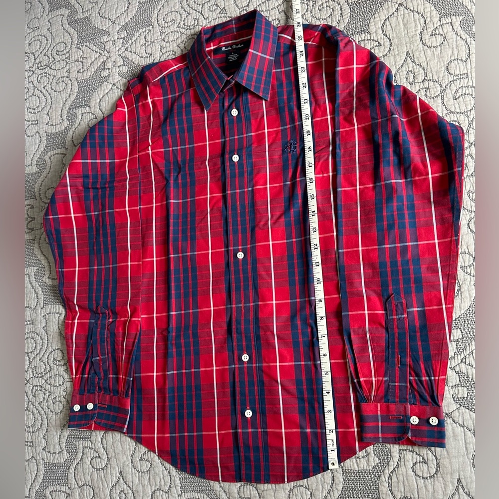 Brooks Brothers Kids Red and Blue Plaid Shirt